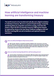 How AI and machine learning are transforming treasury preview