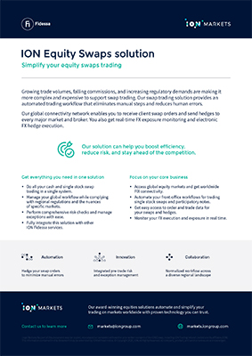 Equity Swaps Solution