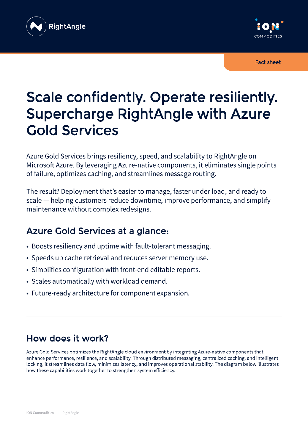 RightAngle with Azure Gold Services – Factsheet